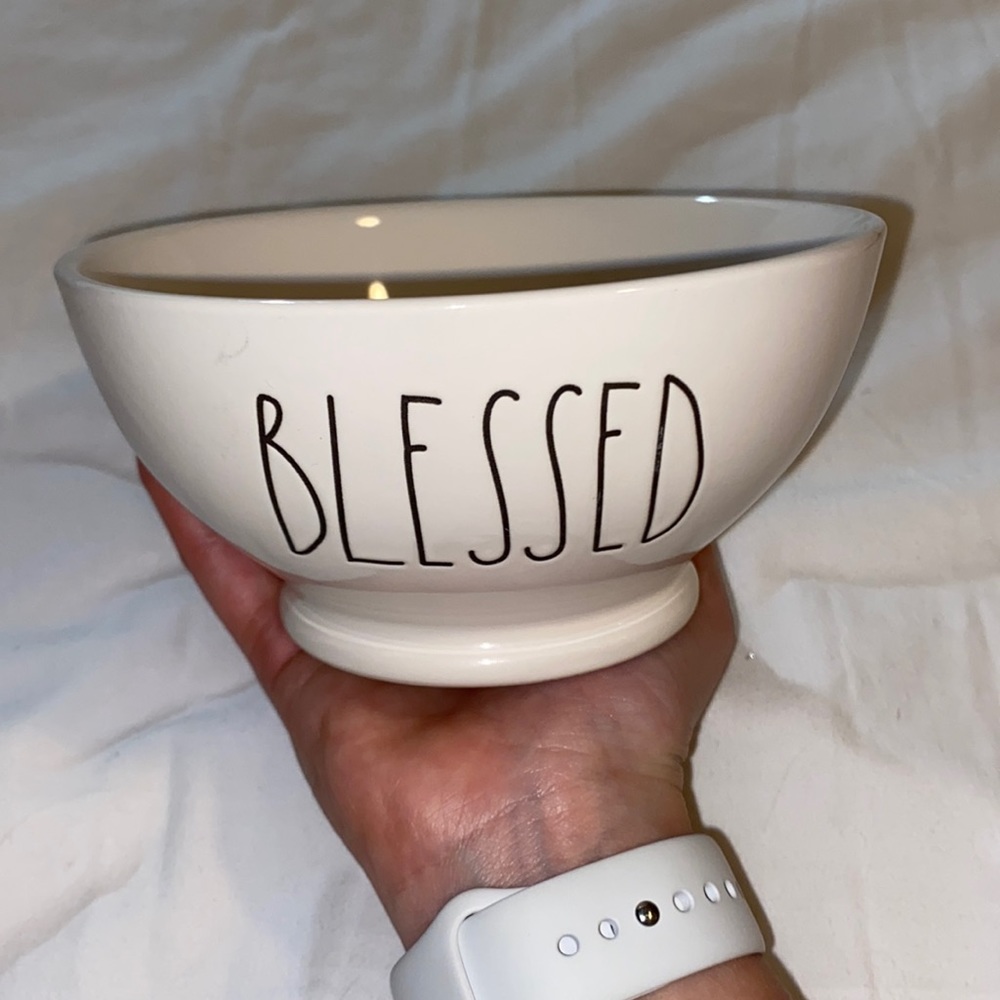 “BLESSED” Rae Dunn Ceramic Cereal Bowl